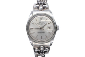 ROLEX ロレックス CHROME HEARTS クロムハーツ BSフレア ファンシーリンク ウォッチバンド デイトジャスト 美品 中古 4b008082