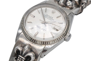 ROLEX ロレックス CHROME HEARTS クロムハーツ BSフレア ファンシーリンク ウォッチバンド デイトジャスト 美品 中古 4b008082