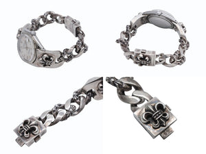 ROLEX ロレックス CHROME HEARTS クロムハーツ BSフレア ファンシーリンク ウォッチバンド デイトジャスト 美品 中古 4b008082
