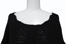 Load image into Gallery viewer, 新品未使用 CHROME HEARTS クロムハーツ Cashmere Cross Patch Sweater カシミヤ クロスパッチセーター ONE SIZE シルバー925 中古 4b008083