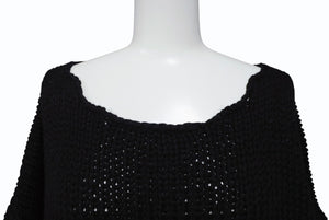 新品未使用 CHROME HEARTS クロムハーツ Cashmere Cross Patch Sweater カシミヤ クロスパッチセーター ONE SIZE シルバー925 中古 4b008083