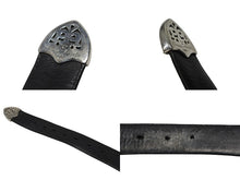 Load image into Gallery viewer, CHROME HEARTS クロムハーツ BLT CLASSIC 3PC クラシック3PC レザーベルト 全長約108cm スターリングシルバー 美品 中古 4b008085