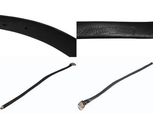 CHROME HEARTS クロムハーツ BLT CLASSIC 3PC クラシック3PC レザーベルト 全長約108cm スターリングシルバー 美品 中古 4b008085
