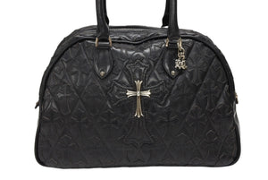 新品未使用 CHROME HEARTS クロムハーツ ミディアム フルセメタリークロスパッチ ラージクロスジムバッグ シルバー925 現行型 中古 4b008086