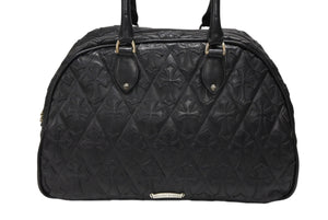 新品未使用 CHROME HEARTS クロムハーツ ミディアム フルセメタリークロスパッチ ラージクロスジムバッグ シルバー925 現行型 中古 4b008086