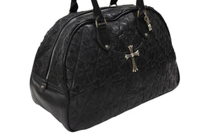 新品未使用 CHROME HEARTS クロムハーツ ミディアム フルセメタリークロスパッチ ラージクロスジムバッグ シルバー925 現行型 中古 4b008086