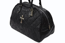 Load image into Gallery viewer, 新品未使用 CHROME HEARTS クロムハーツ ミディアム フルセメタリークロスパッチ ラージクロスジムバッグ シルバー925 現行型 中古 4b008086