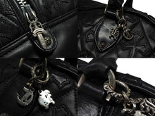 Load image into Gallery viewer, 新品未使用 CHROME HEARTS クロムハーツ ミディアム フルセメタリークロスパッチ ラージクロスジムバッグ シルバー925 現行型 中古 4b008086