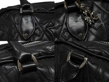 Load image into Gallery viewer, 新品未使用 CHROME HEARTS クロムハーツ ミディアム フルセメタリークロスパッチ ラージクロスジムバッグ シルバー925 現行型 中古 4b008086
