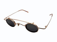 Load image into Gallery viewer, 極美品 FUJIYAMA MEGANE 富士山眼鏡 サングラス FJG0010 ゴールド ブラウン サイズ33◻︎50 中古 4b008092