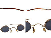 Load image into Gallery viewer, 極美品 FUJIYAMA MEGANE 富士山眼鏡 サングラス FJG0010 ゴールド ブラウン サイズ33◻︎50 中古 4b008092