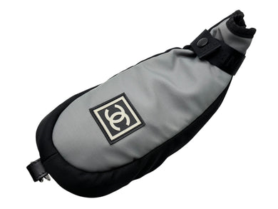 極美品 CHANEL シャネル スポーツライン ゴルフクラブヘッドカバー X 8番台ココマーク ナイロン ブラック 中古 4b008095