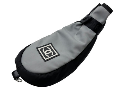 CHANEL シャネル スポーツライン ゴルフクラブヘッドカバー 5 8番台ココマーク ナイロン ブラック 美品 中古 4b008095