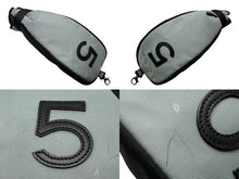 画像をギャラリービューアに読み込む, CHANEL シャネル スポーツライン ゴルフクラブヘッドカバー 5 8番台ココマーク ナイロン ブラック 美品 中古 4b008095