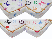 Load image into Gallery viewer, 極美品 LOUIS VUITTON ルイヴィトン ハンドバッグ ポシェット アクセソワール アクセサリーポーチ M92649 モノグラム マルチカラー 村上隆 中古 4b008098