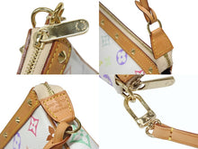 画像をギャラリービューアに読み込む, 極美品 LOUIS VUITTON ルイヴィトン ポシェット アクセソワール アクセサリーポーチ M92649 モノグラム マルチカラー 村上隆 中古 4b008099