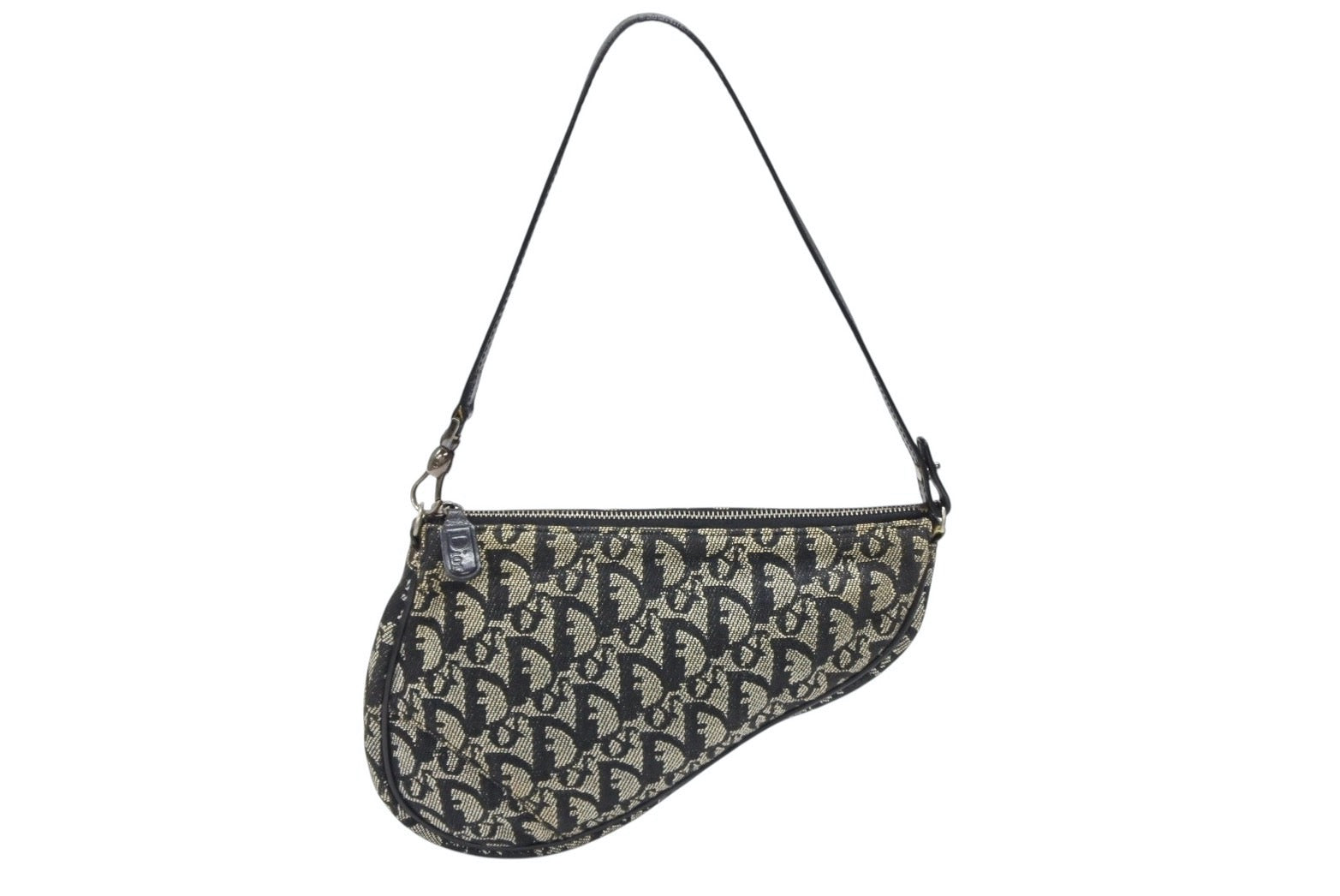 レア♡Diorヴィンテージ白レザーバッグ 丸型ハンドル レア♡Diorヴィンテージ白レザーバッグ 丸型ハンドル