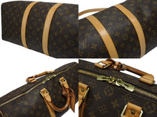 Load image into Gallery viewer, LOUIS VUITTON ルイヴィトン キーポル バンドリエール45 ボストンバッグ M41418 モノグラム ブラウン ゴールド金具 美品 中古 4b008106