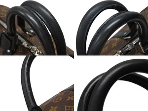 LOUIS VUITTON ルイヴィトン キーポル バンドリエール45 ボストンバッグ M56711 モノグラムマカサーブラウン 美品 中古 4b008107