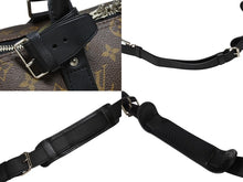 Load image into Gallery viewer, LOUIS VUITTON ルイヴィトン キーポル バンドリエール45 ボストンバッグ M56711 モノグラムマカサーブラウン 美品 中古 4b008107