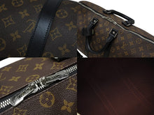 Load image into Gallery viewer, LOUIS VUITTON ルイヴィトン キーポル バンドリエール45 ボストンバッグ M56711 モノグラムマカサーブラウン 美品 中古 4b008107