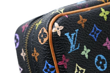 Load image into Gallery viewer, 極美品 LOUIS VUITTON ルイヴィトン ポーチ トゥルース ワピティ ポーチ M58034 モノグラム マルチカラー ブラック 村上隆 中古 4b008113
