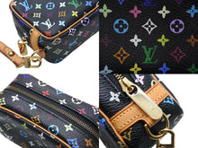 Load image into Gallery viewer, 極美品 LOUIS VUITTON ルイヴィトン ポーチ トゥルース ワピティ ポーチ M58034 モノグラム マルチカラー ブラック 村上隆 中古 4b008113
