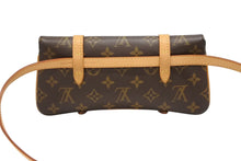 Load image into Gallery viewer, 極美品 LOUIS VUITTON ルイヴィトン ショルダーバッグ ウエストポーチ M51159 ポシェット マレル ブラウン ゴールド金具 中古 4b008120
