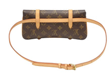 Load image into Gallery viewer, 極美品 LOUIS VUITTON ルイヴィトン ショルダーバッグ ウエストポーチ M51159 ポシェット マレル ブラウン ゴールド金具 中古 4b008120