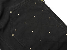 Load image into Gallery viewer, 新品未使用 Supreme×b.b. Simon シュプリーム×ビービーサイモン Studded Double Knee Painter Pant ブラック コットン 32 4b008128