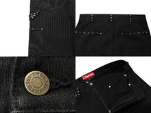 Load image into Gallery viewer, 新品未使用 Supreme×b.b. Simon シュプリーム×ビービーサイモン Studded Double Knee Painter Pant ブラック コットン 32 4b008128