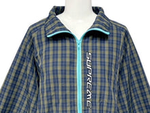 Load image into Gallery viewer, 新品未使用 Supreme シュプリーム Plaid Track Jacket プラッドトラックジャケット 25FW ネイビー イエロー ミニチェック柄 サイズM 4b008131