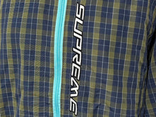 Load image into Gallery viewer, 新品未使用 Supreme シュプリーム Plaid Track Jacket プラッドトラックジャケット 25FW ネイビー イエロー ミニチェック柄 サイズM 4b008131