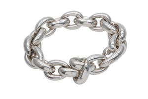 HERMES エルメス Acrobate GM Bracelet 18リンク アクロバットGM ブレスレット 重量約192.1g シルバー925 オーダー品 美品 中古 4b008136