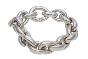 HERMES エルメス Acrobate GM Bracelet 18リンク アクロバットGM ブレスレット 重量約192.1g シルバー925 オーダー品 美品 中古 4b008136
