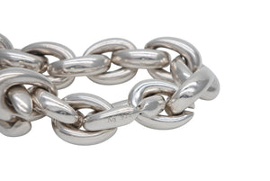 HERMES エルメス Acrobate GM Bracelet 18リンク アクロバットGM ブレスレット 重量約192.1g シルバー925 オーダー品 美品 中古 4b008136