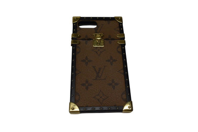 LOUIS VUITTON ルイ・ヴィトン スマホケース M64487 ブラウン モノグラムキャンバス プラスチック BC1137 美品 中古 4b007595