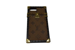 LOUIS VUITTON ルイ・ヴィトン スマホケース M64487 ブラウン モノグラムキャンバス プラスチック BC1137 美品 中古 4b007595