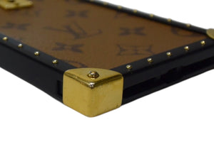 LOUIS VUITTON ルイ・ヴィトン スマホケース M64487 ブラウン モノグラムキャンバス プラスチック BC1137 美品 中古 4b007595