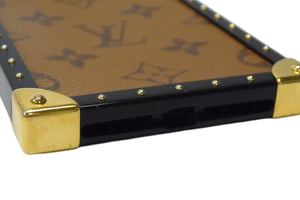 LOUIS VUITTON ルイ・ヴィトン スマホケース M64487 ブラウン モノグラムキャンバス プラスチック BC1137 美品 中古 4b007595
