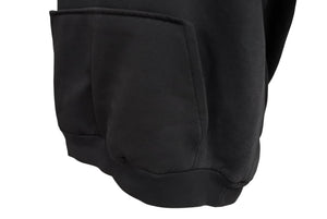 極美品 CHROME HEARTS クロムハーツ OLD Horseshoe Hoodie オールドモデル ホースシュー サーマル パーカーサイズM ブラック 中古 4b008144