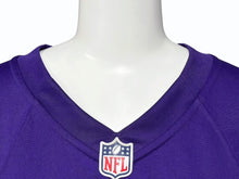 Load image into Gallery viewer, DIPSET HARLEMWORLD NFL NIKE フットボールジャージ 半袖シャツ ラバープリント パープル ポリエステル サイズM 美品 中古 4b008146
