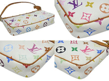 画像をギャラリービューアに読み込む, LOUIS VUITTON ルイヴィトン ポシェット アクセソワール アクセサリーポーチ M92649 モノグラム マルチカラー 村上隆 美品 中古 4b008147