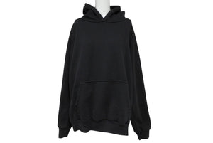 CHROME HEARTS クロムハーツ オールドモデル スクロールラベルロゴ プルオーバーフーディー パーカー サイズM ブラック 美品 中古 4b008150