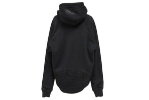 CHROME HEARTS クロムハーツ オールドモデル スクロールラベルロゴ プルオーバーフーディー パーカー サイズM ブラック 美品 中古 4b008150