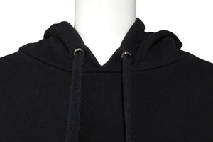 CHROME HEARTS クロムハーツ BELLA HD PLVR ベラハディッド イニシャル刺繍 ロゴプリント プルオーバーパーカーサイズM ブラック 美品 中古 4b008151