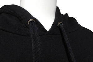 CHROME HEARTS クロムハーツ BELLA HD PLVR ベラハディッド イニシャル刺繍 ロゴプリント プルオーバーパーカーサイズM ブラック 美品 中古 4b008151