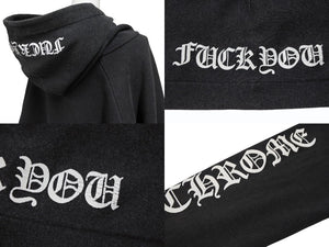 CHROME HEARTS クロムハーツ OLD Horseshoe Hoodie オールドモデル ホースシュー 袖プリント プルオーバーパーカーサイズM ブラック 美品 中古 4b008152