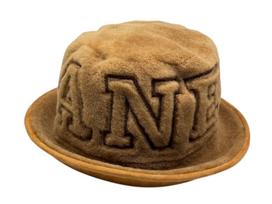 新品未使用 2024年 CHANEL シャネル バケットハット リバーシブル AAA433 ムートン 帽子 ココマーク イタリア製 ブラウン 中古 4b008154