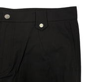 Load image into Gallery viewer, 新品未使用 FFFPOSTALSERVICE トリプルエフポスタルサービス 25SS FLARE CARGO V5 フレアカーゴパンツ サイズ38 ブラック 中古 4b008156